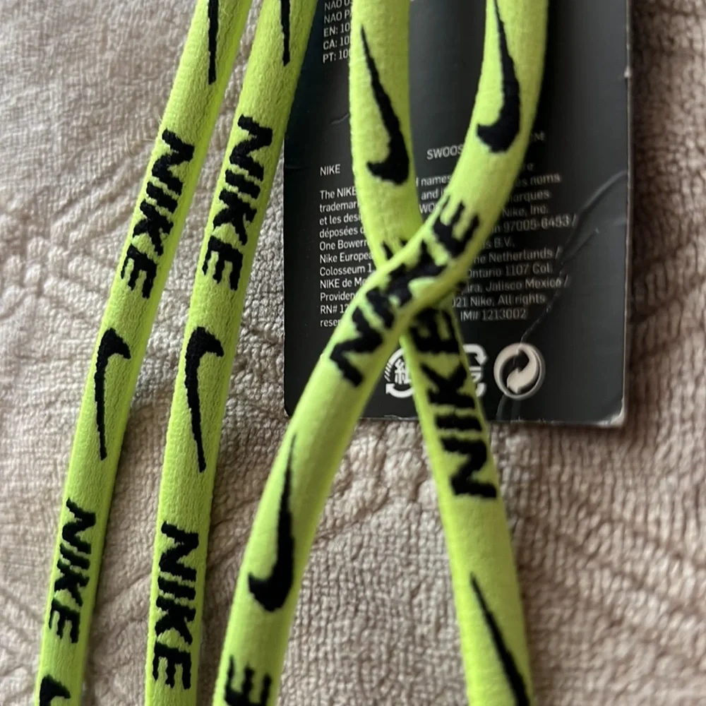 Nike Headband New color Neon green and black Nike logo